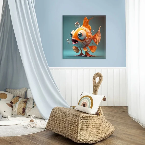 Denizaltı Arkadaşlar Kanvas Tablo ürün görseli