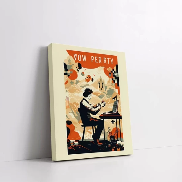 Melodik Anlar Kanvas Tablo - Resim 3