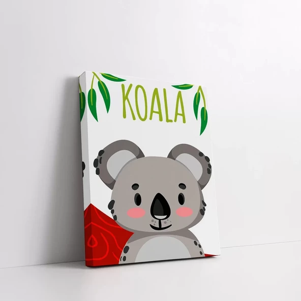 Uyku Zamanı Koala Kanvas Tablo - Resim 2
