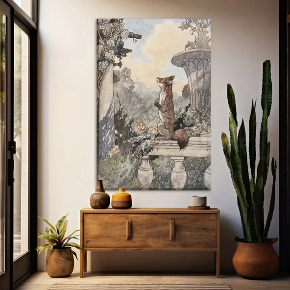 Kedinin Yaratılışı Kanvas Tablo ürün görseli