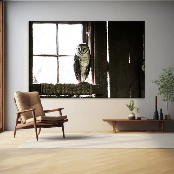 Baykuş Kanvas Tablo ürün görseli