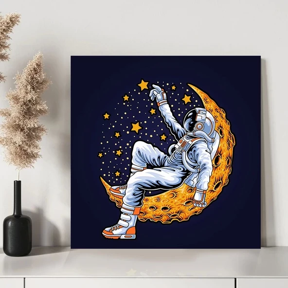 Yıldızların Altında Kanvas Tablo - Resim 3