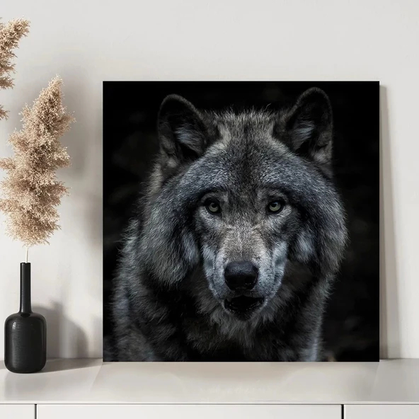 Yabani Bakışlar Kanvas Tablo - Resim 3