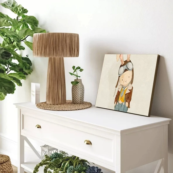 Tavşan Oyun Odası Kanvas Tablo - Resim 3