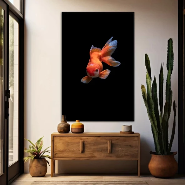 Aslanbaş Balığı Kanvas Tablo ürün görseli