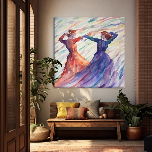 Dansın Özgürlüğü Kanvas Tablo ürün görseli