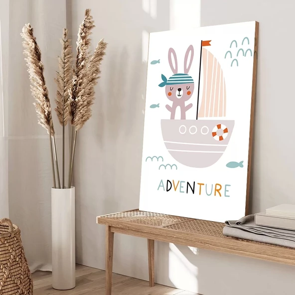 Küçük Kaşif Kanvas Tablo - Resim 3