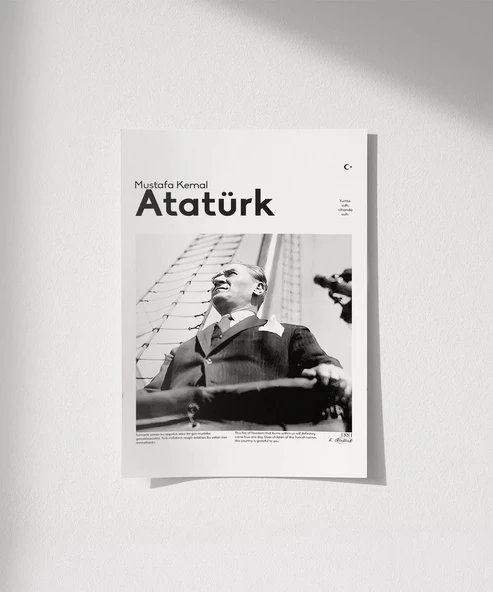 Çerçevesiz Poster Özgürlüğün Yüzü - Resim 8