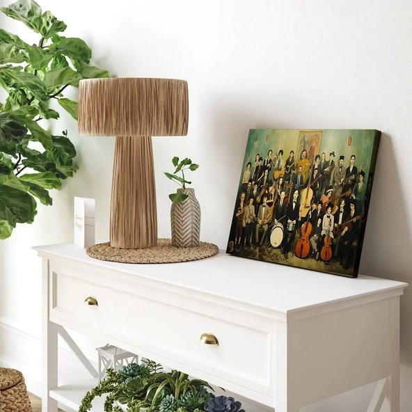 Etnik Çalgılar Orkestrası Kanvas Tablo - Resim 2