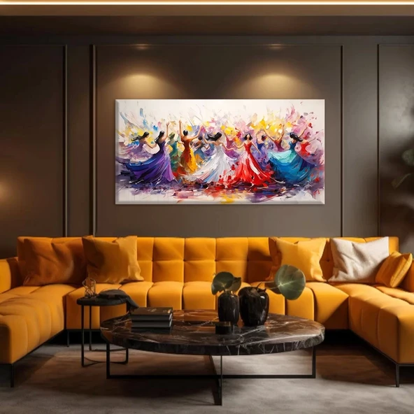 Yaşamın Dansı Kanvas Tablo ürün görseli