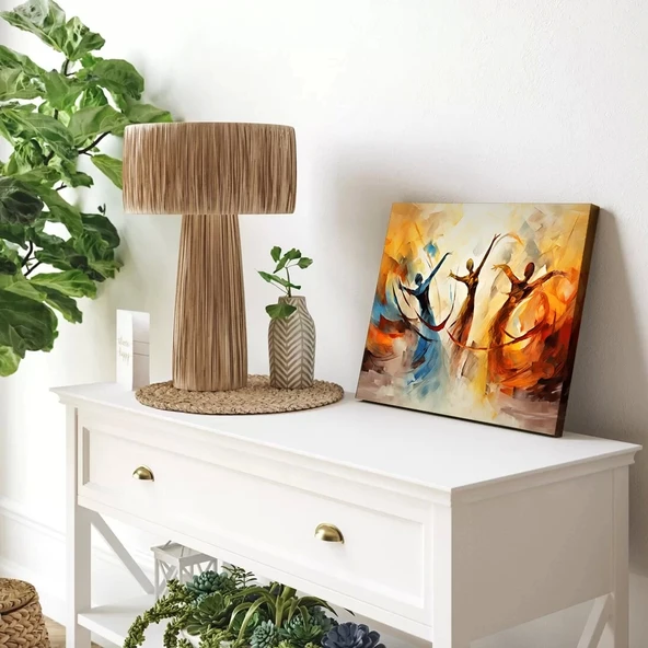 Zarif Dönüşler Kanvas Tablo - Resim 2