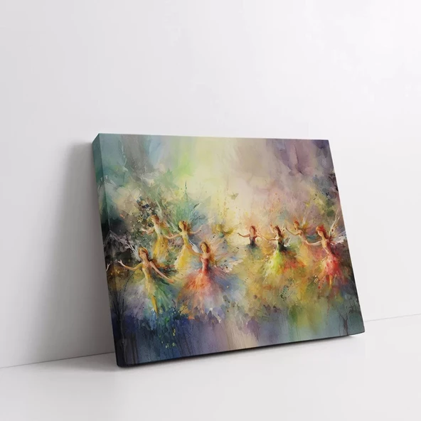 Sokak Sanatı Canlılığı Kanvas Tablo - Resim 3