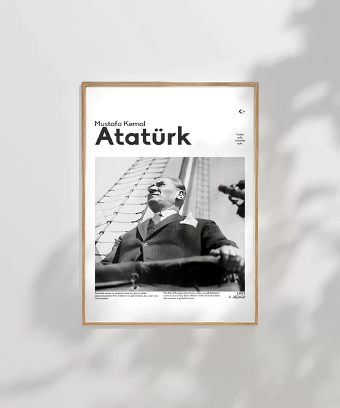 Çerçevesiz Poster Özgürlüğün Yüzü - Resim 7