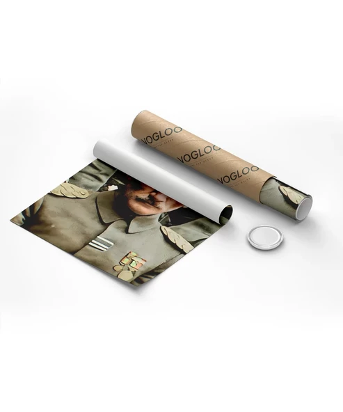 Çerçevesiz Poster Cephedeki Lider - Resim 9