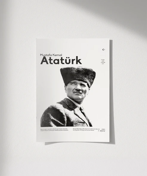 Çerçevesiz Poster Cumhuriyetin Temsilcisi ürün görseli