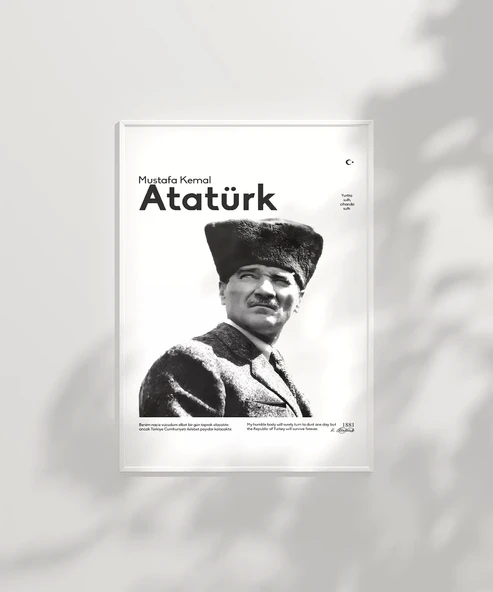 Çerçevesiz Poster Cumhuriyetin Temsilcisi - Resim 6