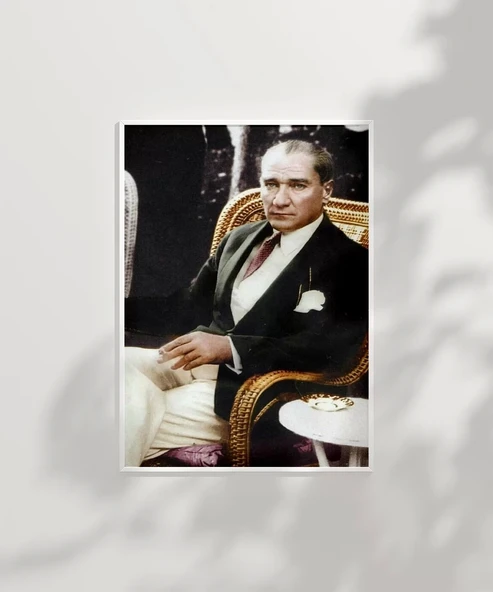 Çerçevesiz Poster Cumhuriyetin Mimarı - Resim 6