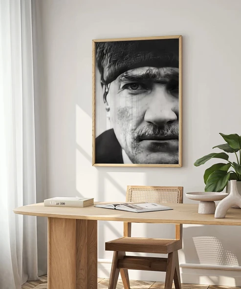 Çerçevesiz Poster Liderin Gözleri - Resim 5