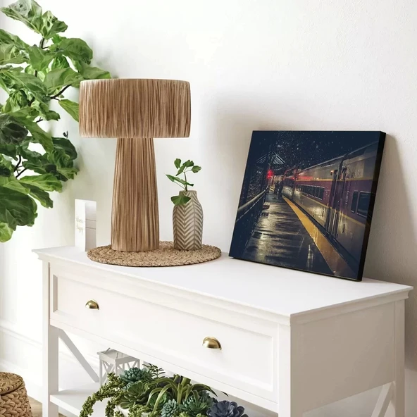 Gece Metro Yatay Kanvas Tablo ürün görseli