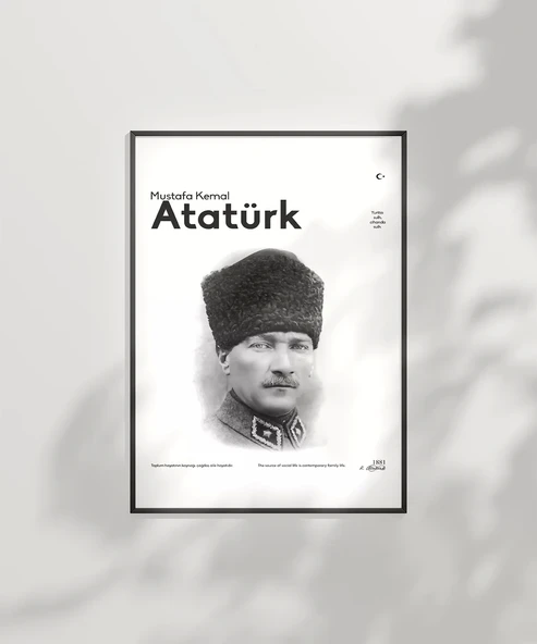 Çerçevesiz Poster Milli Mücadele Ruhu - Resim 2