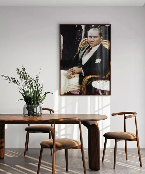 Çerçevesiz Poster Cumhuriyetin Mimarı - Resim 4