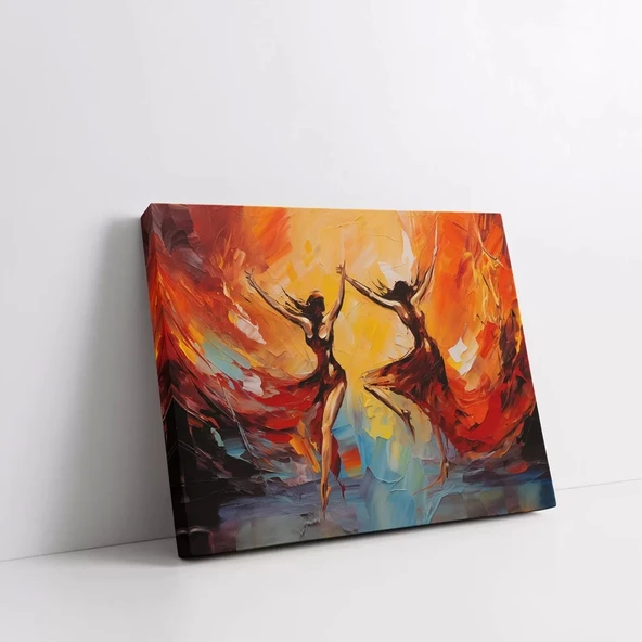 Alev Dansları Kanvas Tablo - Resim 3