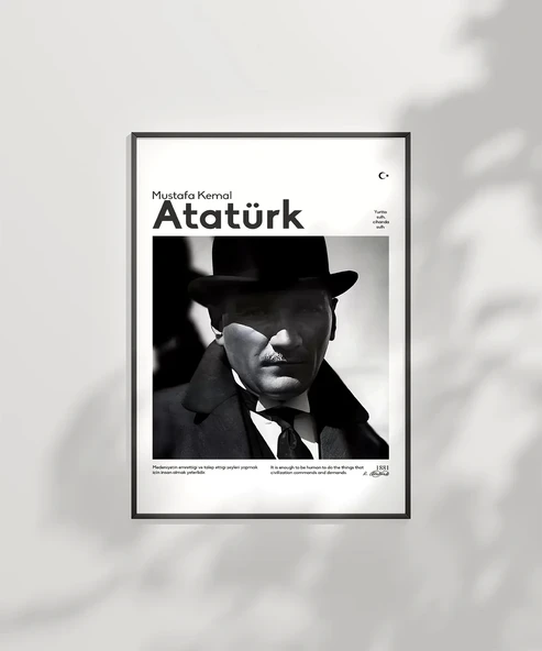 Çerçevesiz Poster Gölgedeki Deha - Resim 2