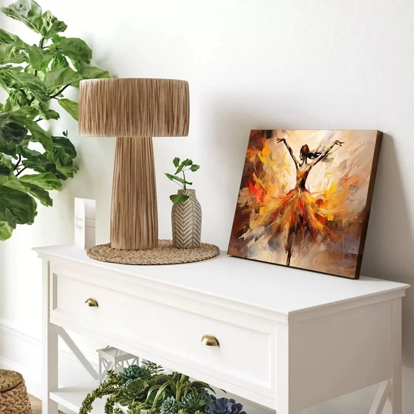 Tutkulu Ressam Kanvas Tablo - Resim 2