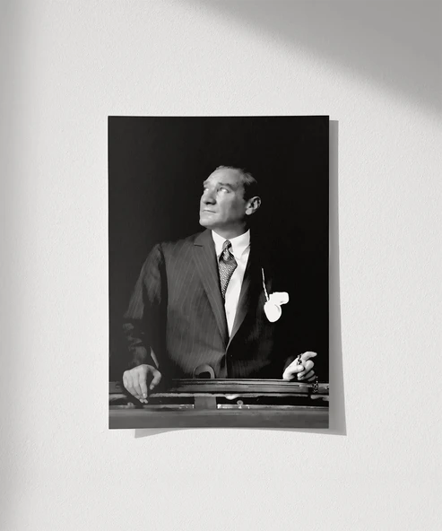 Çerçevesiz Poster Ufka Bakan Lider ürün görseli