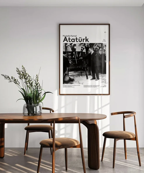 Çerçevesiz Poster Harf Devrimi - Resim 5