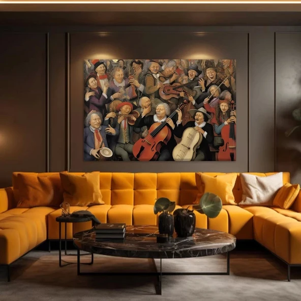 Rönesans Buluşması Kanvas Tablo ürün görseli