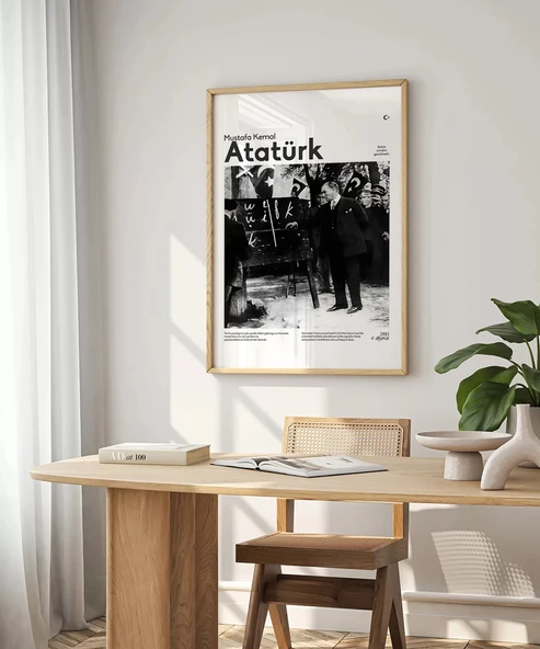 Çerçevesiz Poster Harf Devrimi - Resim 3