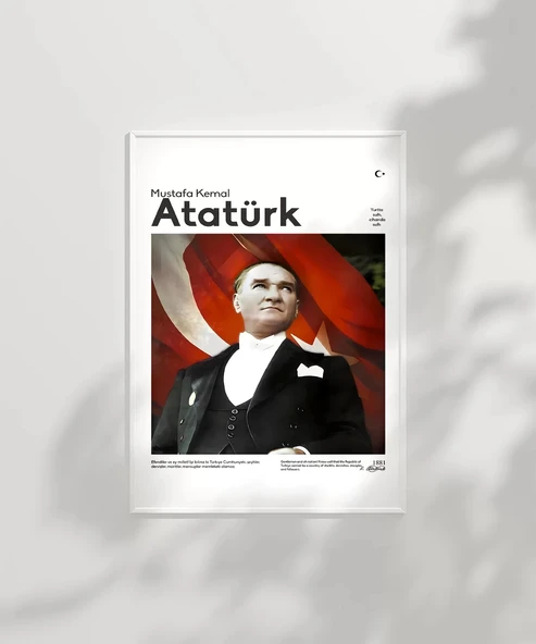 Çerçevesiz Poster Ebedi Başkomutan - Resim 6
