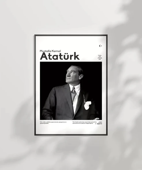 Çerçevesiz Poster Bağımsızlığa Adanmış Bir Ömür - Resim 2