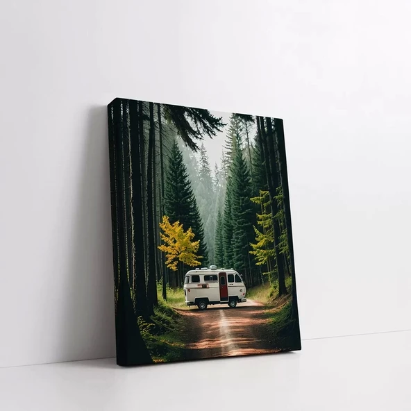 Karavan Macerası Dikey Kanvas Tablo - Resim 2