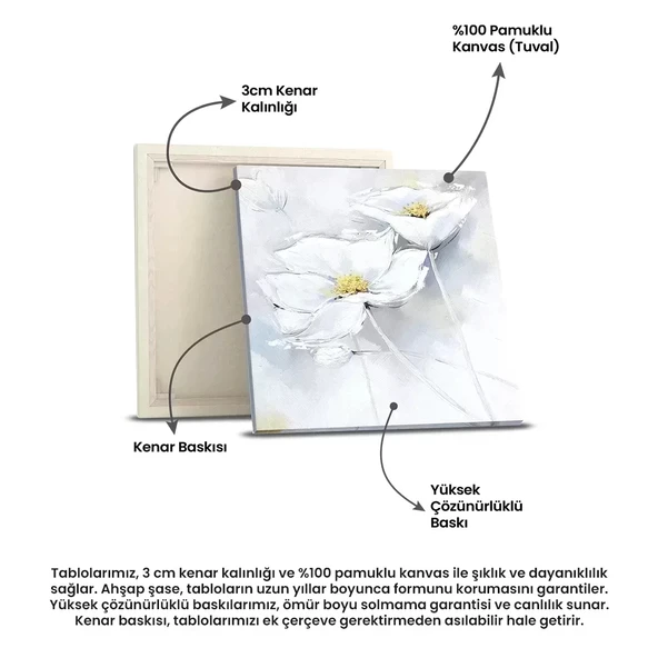 Tarihi Bina ve Araba Yatay Kanvas Tablo - Resim 3