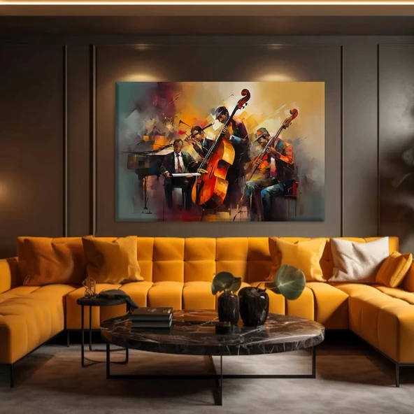 Müzik ve Tutku Kanvas Tablo ürün görseli