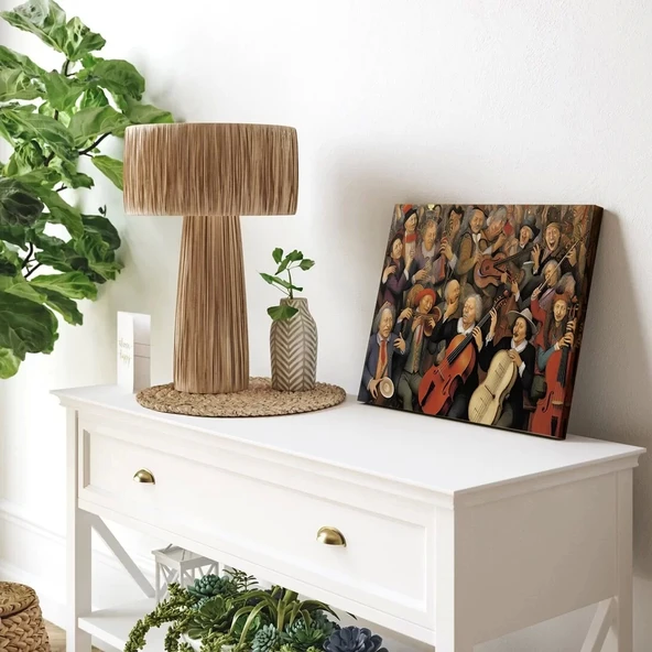 Rönesans Buluşması Kanvas Tablo - Resim 2