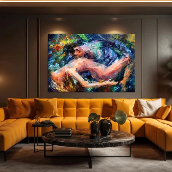 Renklerin Tutkusu Kanvas Tablo ürün görseli