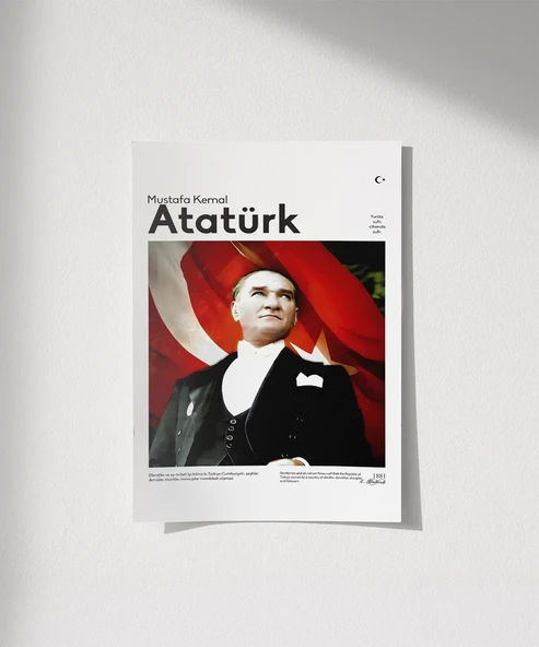 Çerçevesiz Poster Ebedi Başkomutan - Resim 8
