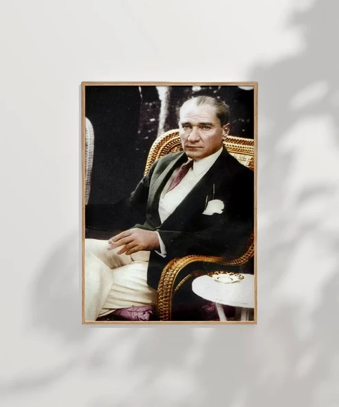 Çerçevesiz Poster Cumhuriyetin Mimarı - Resim 7