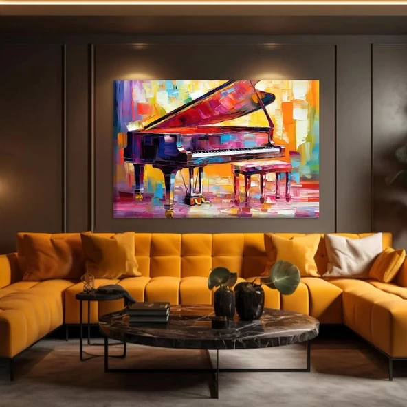 Sanatın Melodisi Kanvas Tablo ürün görseli