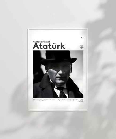 Çerçevesiz Poster Gölgedeki Deha - Resim 6