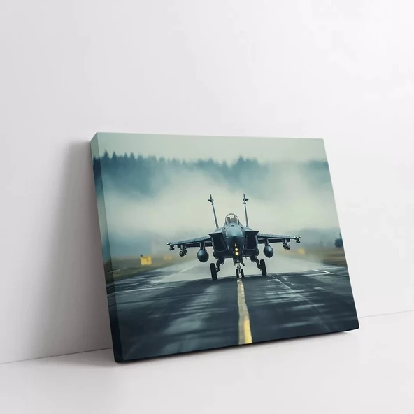 Havaalanı Yatay Kanvas Tablo - Resim 2