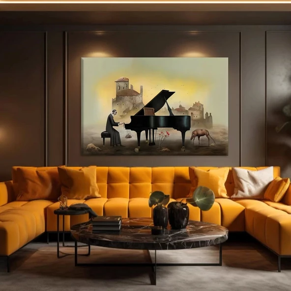 Sokak Sanatçısı Kanvas Tablo ürün görseli