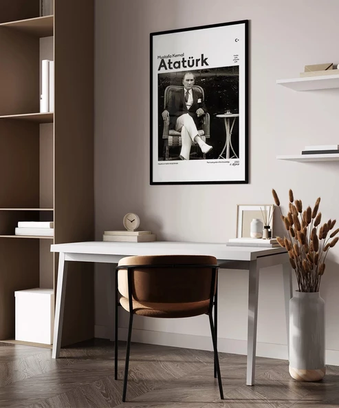 Çerçevesiz Poster Cumhuriyetin Önderi - Resim 5