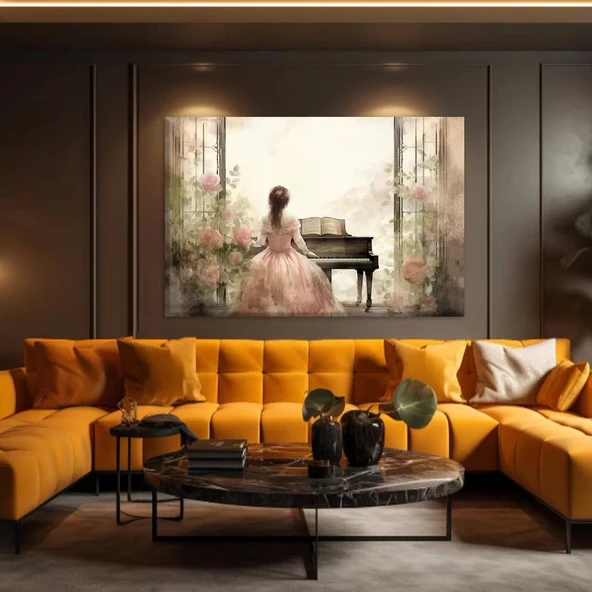 Pencereden Manzara Kanvas Tablo ürün görseli