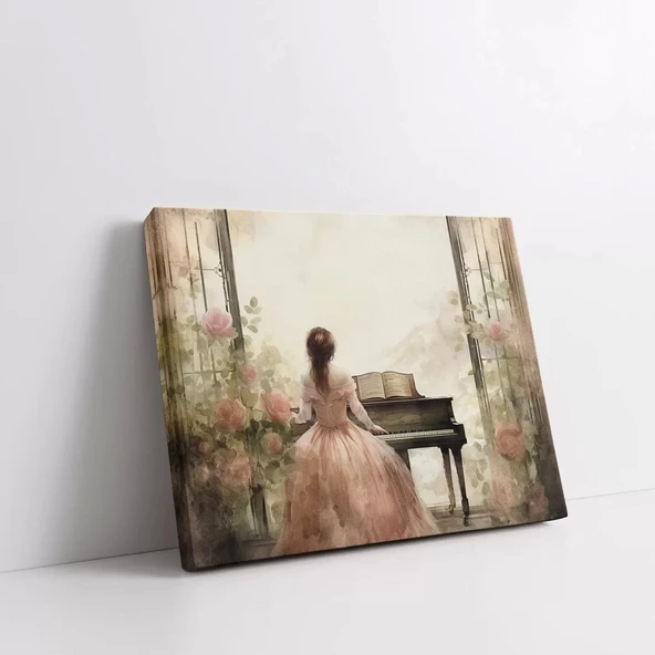 Pencereden Manzara Kanvas Tablo - Resim 3