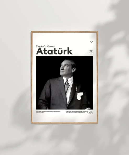 Çerçevesiz Poster Bağımsızlığa Adanmış Bir Ömür - Resim 7