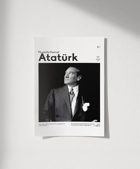 Çerçevesiz Poster Bağımsızlığa Adanmış Bir Ömür ürün görseli